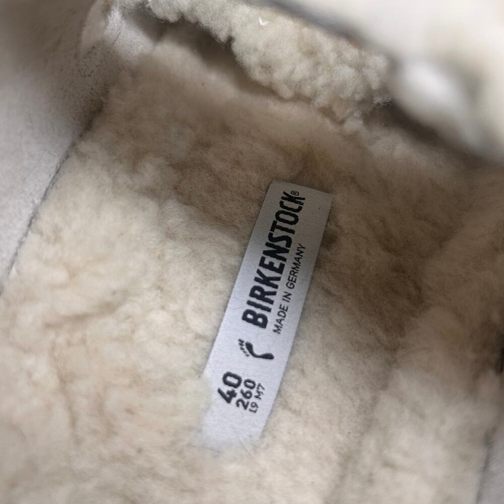 Birkenstock Arizona Big Buckle Shearling SZ 40 - Picture 4 of 6